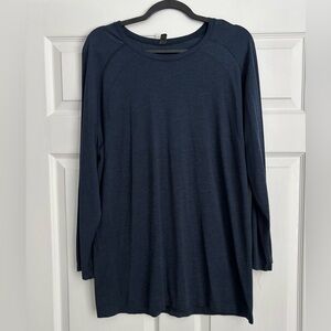 Lululemon Men’s Navy Metal Vent Tech Long Sleeve 2.0 Shirt, Size XL